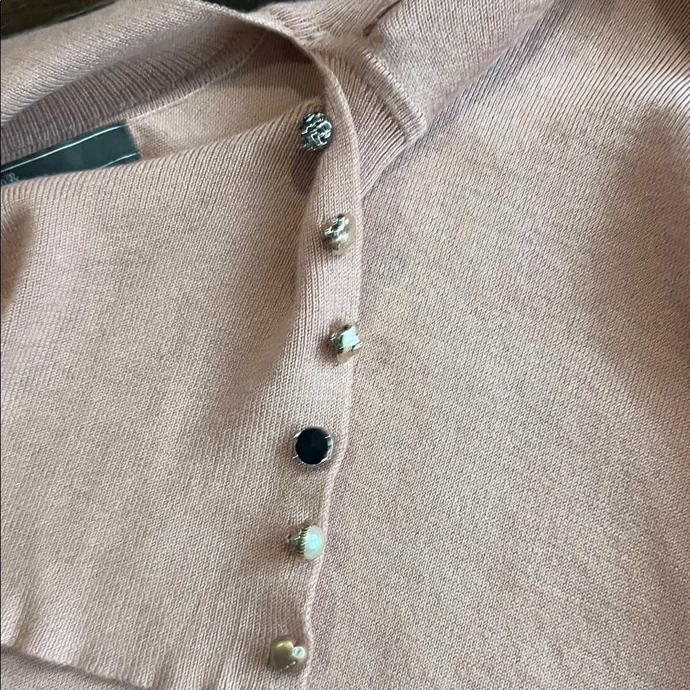 89th & Madison Pink Cowl Neck Sweater - Picture 2 of 5